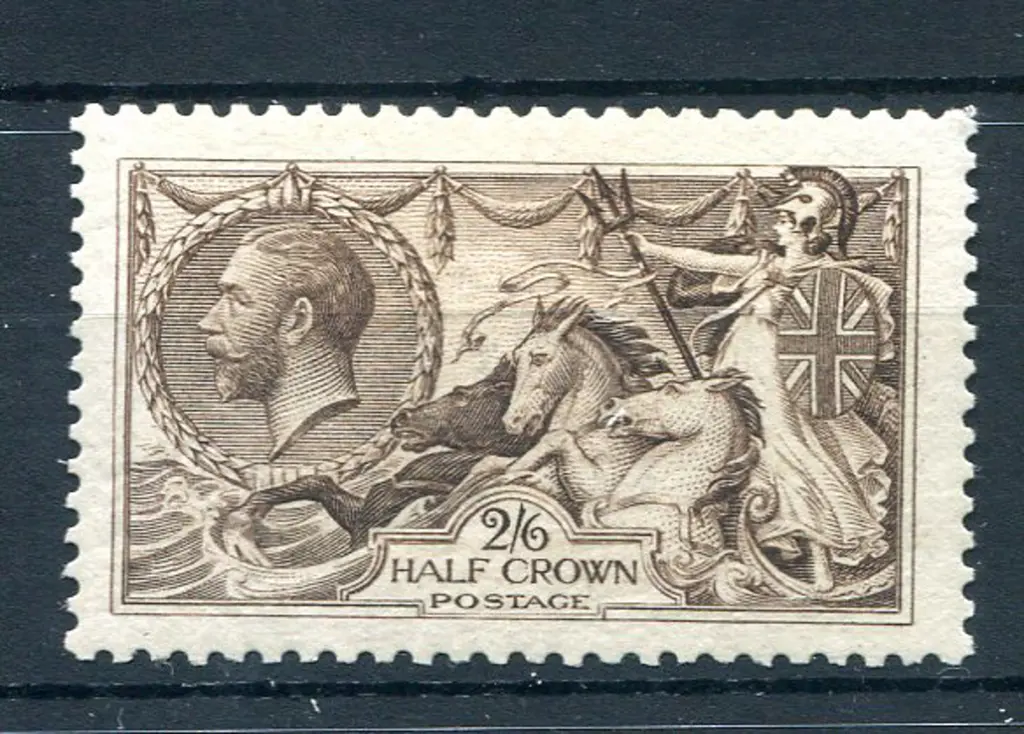 1913/18 2/6d sepia-brown Waterlow. MUH but tone ... Image 1++