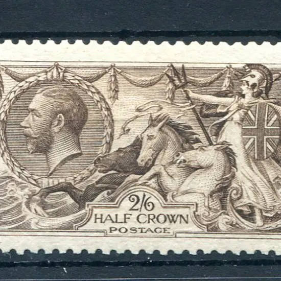 1913/18 2/6d sepia-brown Waterlow. MUH but tone ...