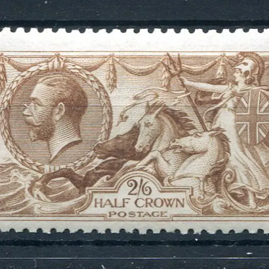 1913/18 2/6d chrome (very pale sepia-brown) from ...