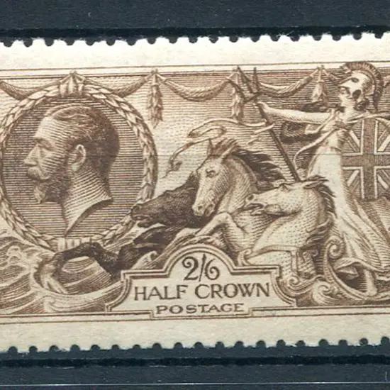1913/18 2/6d yellow-brown DLR. Fine MUH with ...