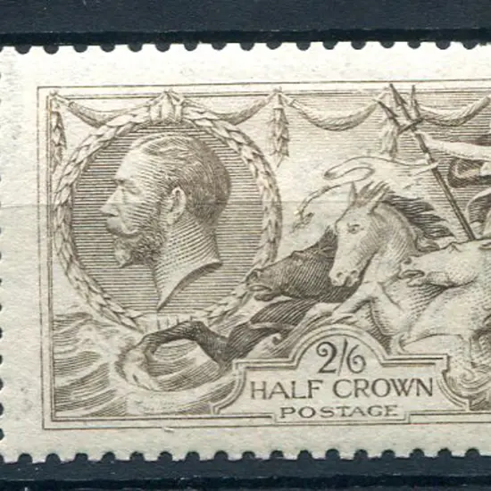 1913/18 2/6d pale yellow-brown (worn plate) DLR. ...
