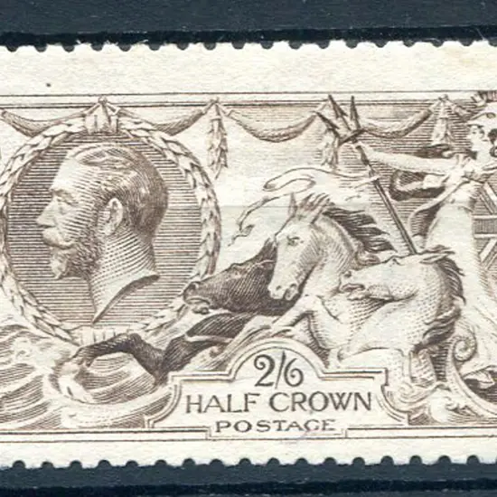 1913/18 2/6d sepia ("Seal brown") DLR. MLH with ...