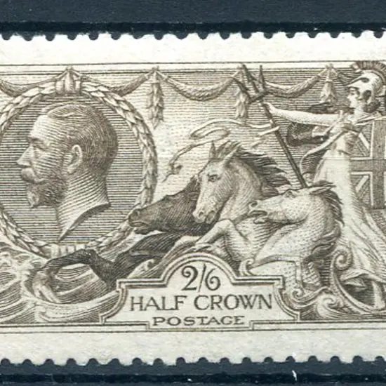 1913/18 2/6d sepia ("Seal brown") DLR. Superb MUH ...