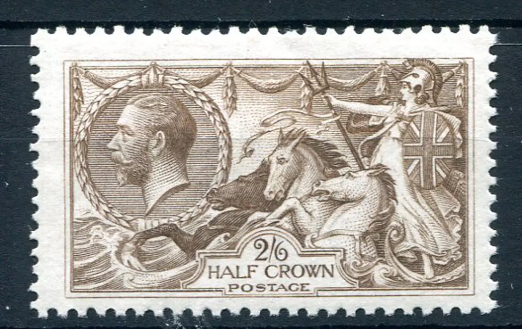 1918 2/6d olive-brown B.W. printing. Fine MUH with ... Image 1++