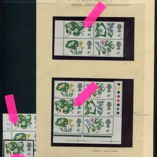 1967 Wildflowers group with 4d "Hawthorn & ...