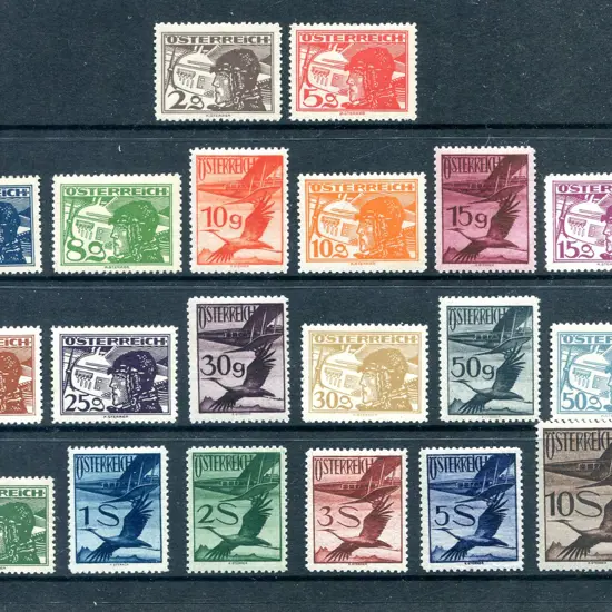 1925/30 Airs to 10s MLH with the 5s & 10s ...