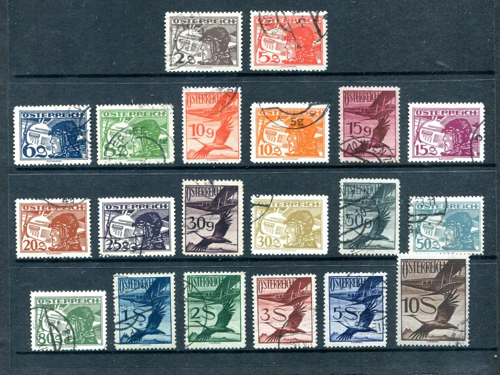 1925/30 Airs to 10s fine used set of 20. SG ... Image 1++