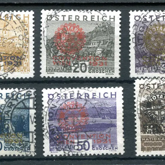 1931 Rotary Convention set of 6. F/U. SG 666/71, ...