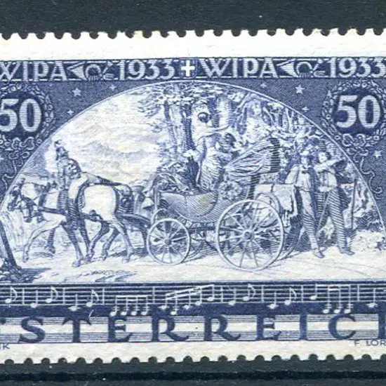 1933 50g + 50g WIPA on white paper. Fresh MLH. SG ...