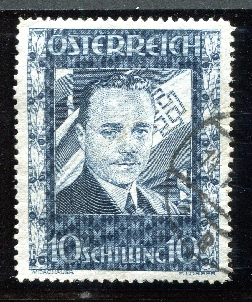 1936 10d Dolfuss. Fine used. Superb example. SG ... Image 1++
