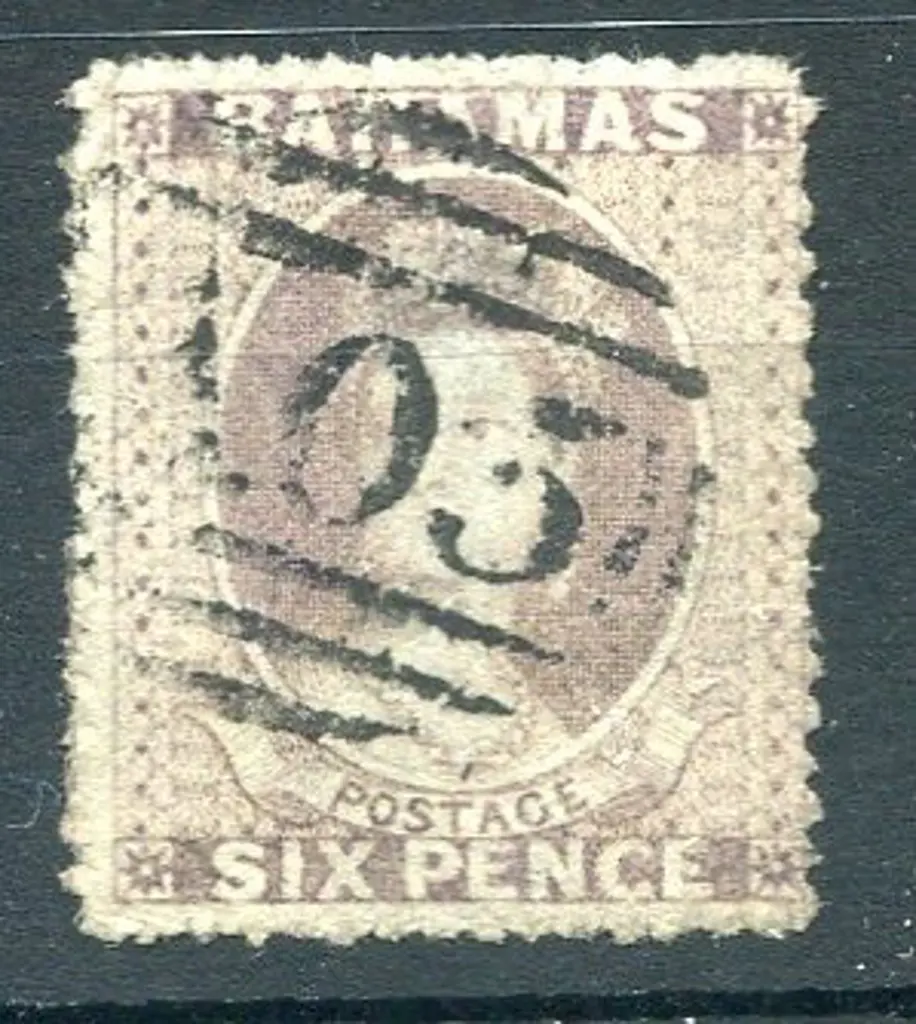 1861/62 6d pale lilac, rough perf. 14-16. F/U with ... Image 1++