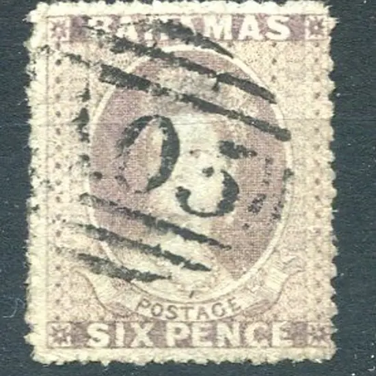 1861/62 6d pale lilac, rough perf. 14-16. F/U with ...