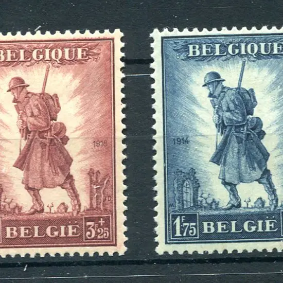 1932 Infantrymen Charity pair. Fresh MLH. SG ...