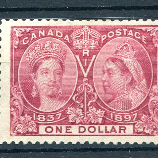 1897 $1 lake Jubilee. MNG, centred right. Useful ...