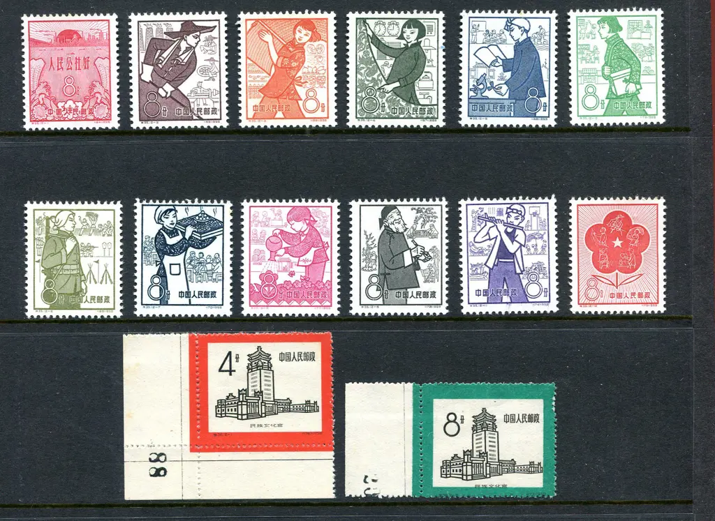 China 1955 Heavenly Peace Gate, Five Year Plan, ... Image 1++