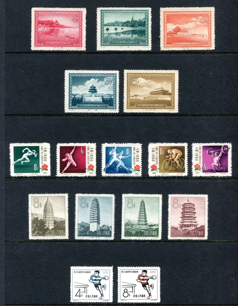 China 1955 Heavenly Peace Gate, Five Year Plan, ... Image 1++