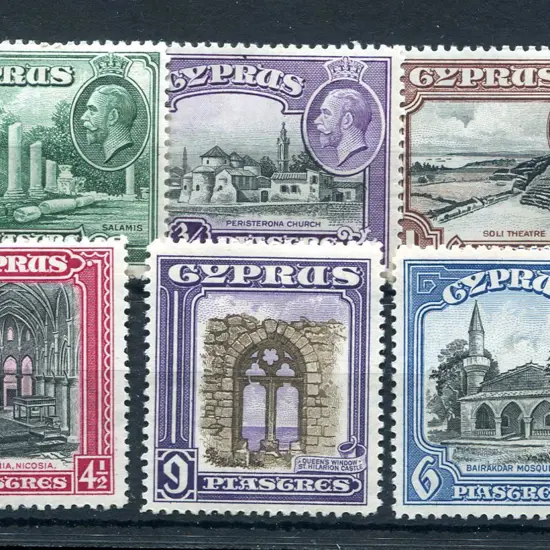 1934 KGV Pictorials to 18pi. Fine MLH. SG 133/42, ...