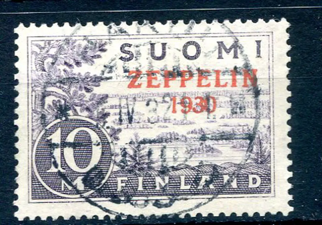 1930 "ZEPPELIN 1930" ovpt on 10m lilac in red. ... Image 1++