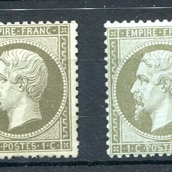 1862 1¢ Empire Franc in both shades. Each MNG. SG ...