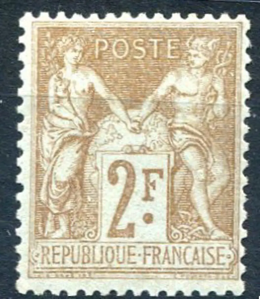 1898/1900 2f brown on pale blue P&C. MVLH. SG 287, ... Image 1++