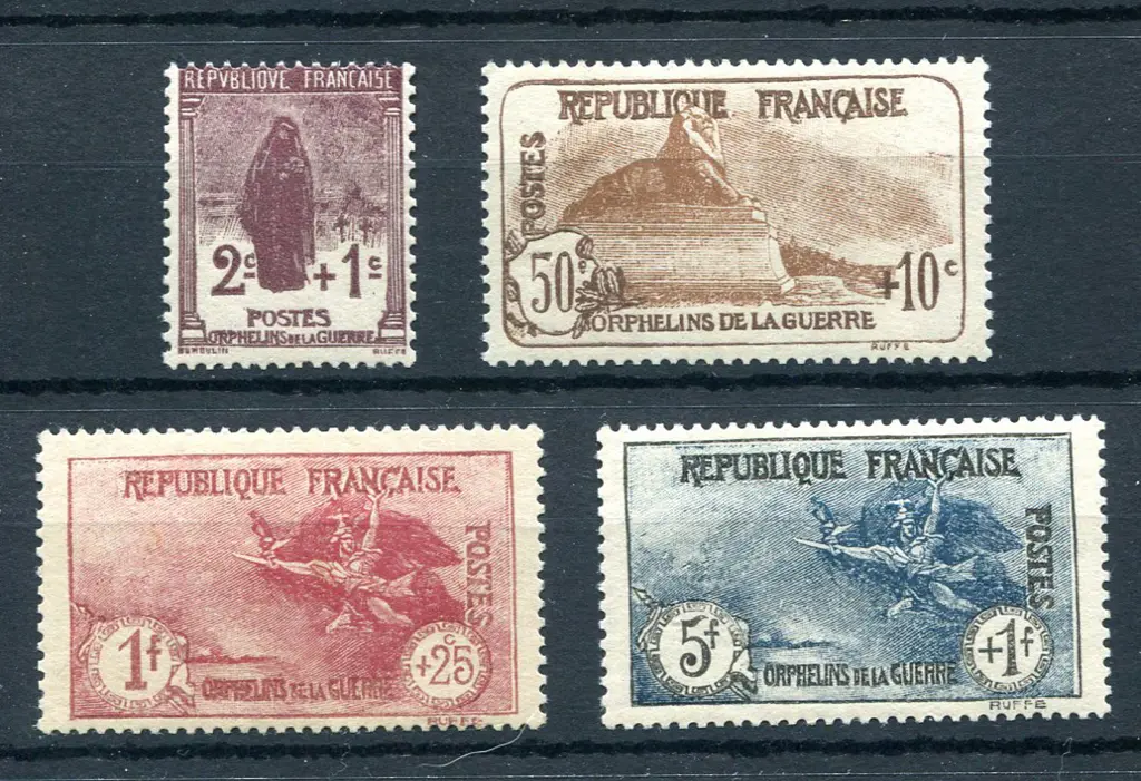 1926/27 War Orphans Fund set of 4 with lowest val ... Image 1++