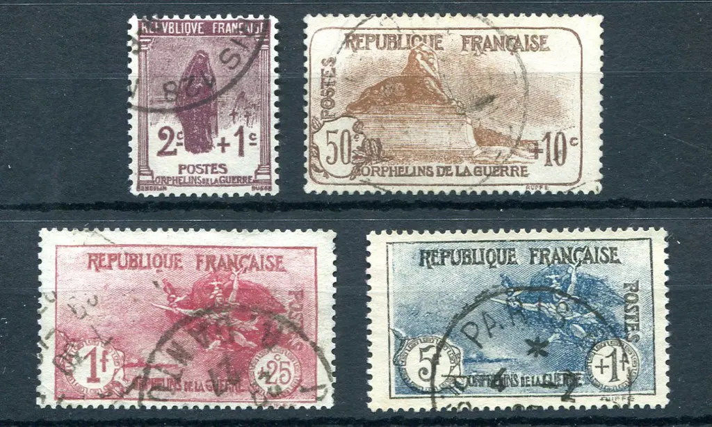 1926/27 War Orphans Fund. F/U set, 50¢ centred ... Image 1++