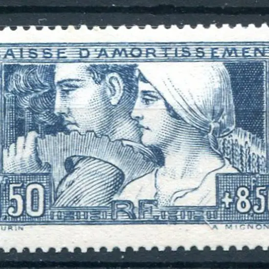 1928 1f50 + 8f50 blue "Sinking Fund" pictorial. ...