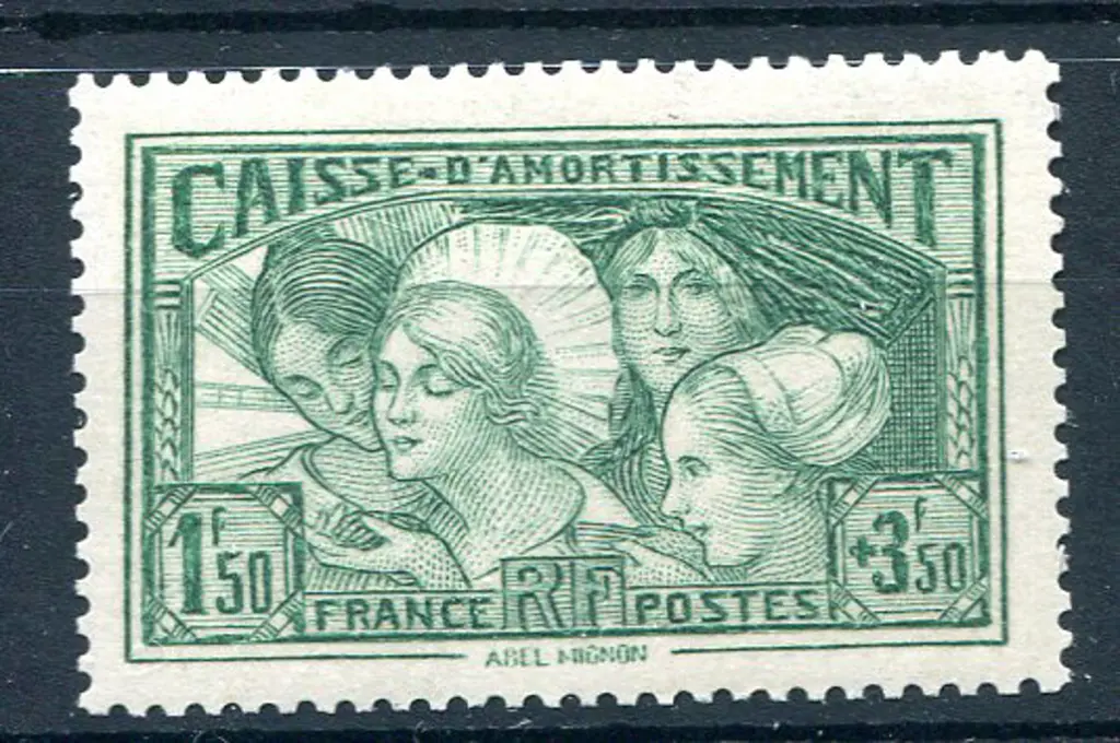 1931 1f50 + 3f50 green "Sinking Fund" pictorial. ... Image 1++