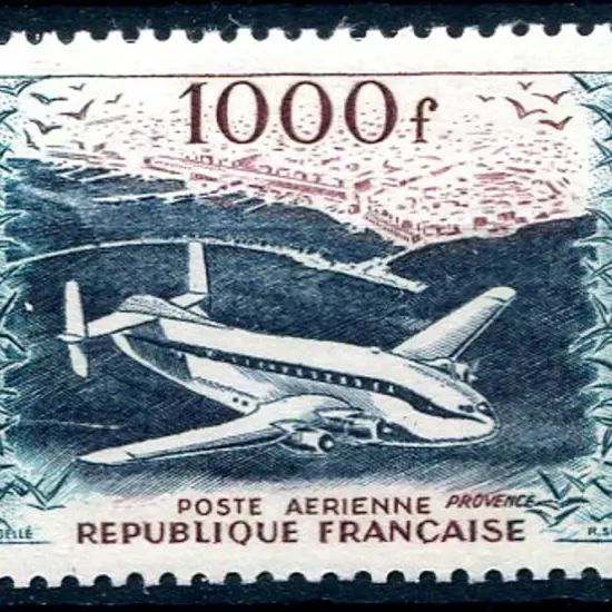1954 1000f Airmail. Fine MUH. SG 1197, Cat. £180 ...