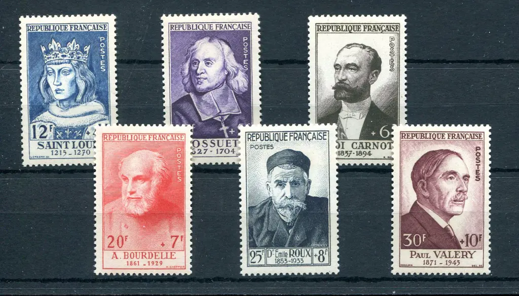 1954 National Relief Fund set MUH. SG 1215/20, ... Image 1++