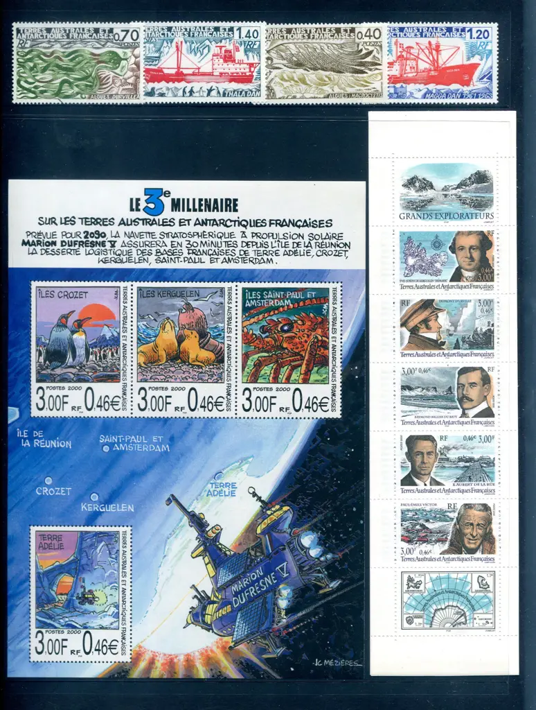 French Southern Antarctic Territory 1955-2000 MUH ... Image 1++