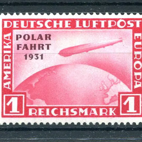1931 1rm Polar Flight Zeppelin with the "missing ...