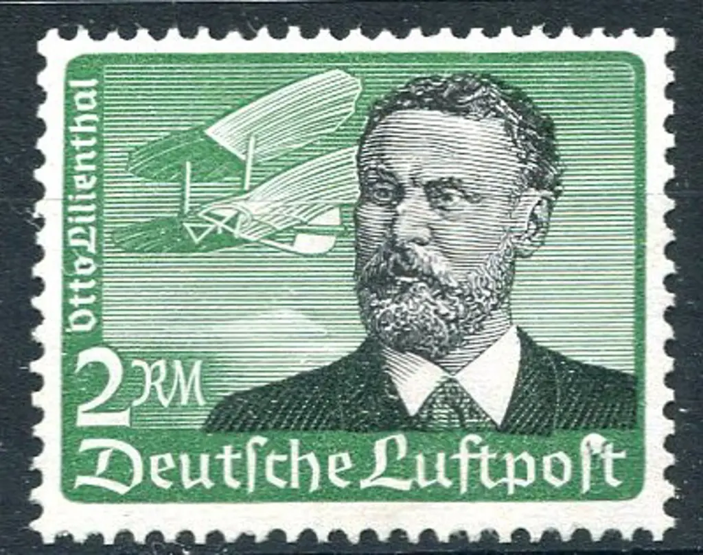 1934 2rm Airmail with horizontal gum ribbing. MLH ... Image 1++