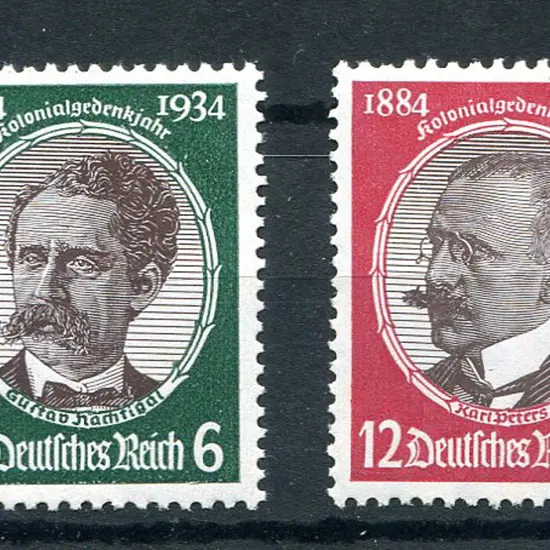1934 German Colonisers Jubilee set of 4. Fresh ...