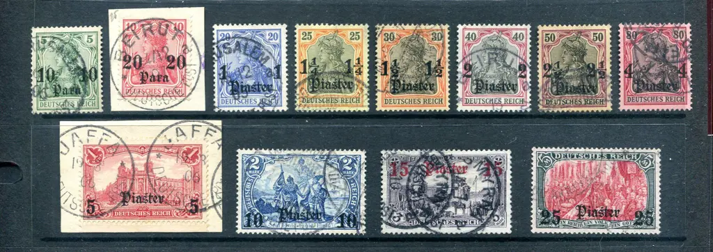 1905/12 Germania & Pictorials ovptd no wmk set to ... Image 1++
