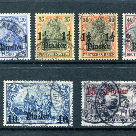 1905/12 Germania & Pictorials ovptd no wmk set to ...