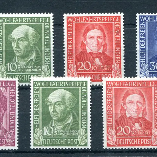 Germany - West 1949 Relief Fund sets of 4 x 2. One ...