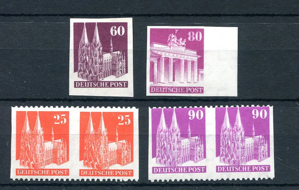 Germany (Allied Occupation) 1948 Buildings defins ... Image 1++