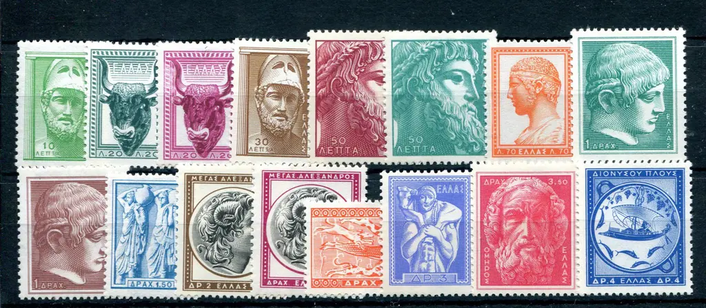 1955/60 Ancient Greek Art in changed colours. ... Image 1++