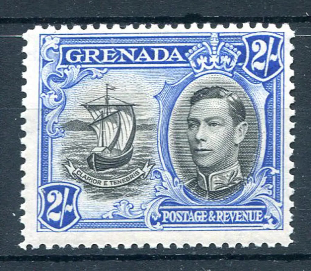 1938/50 2/- Clarior E Tenebris with "line on sail" ... Image 1++