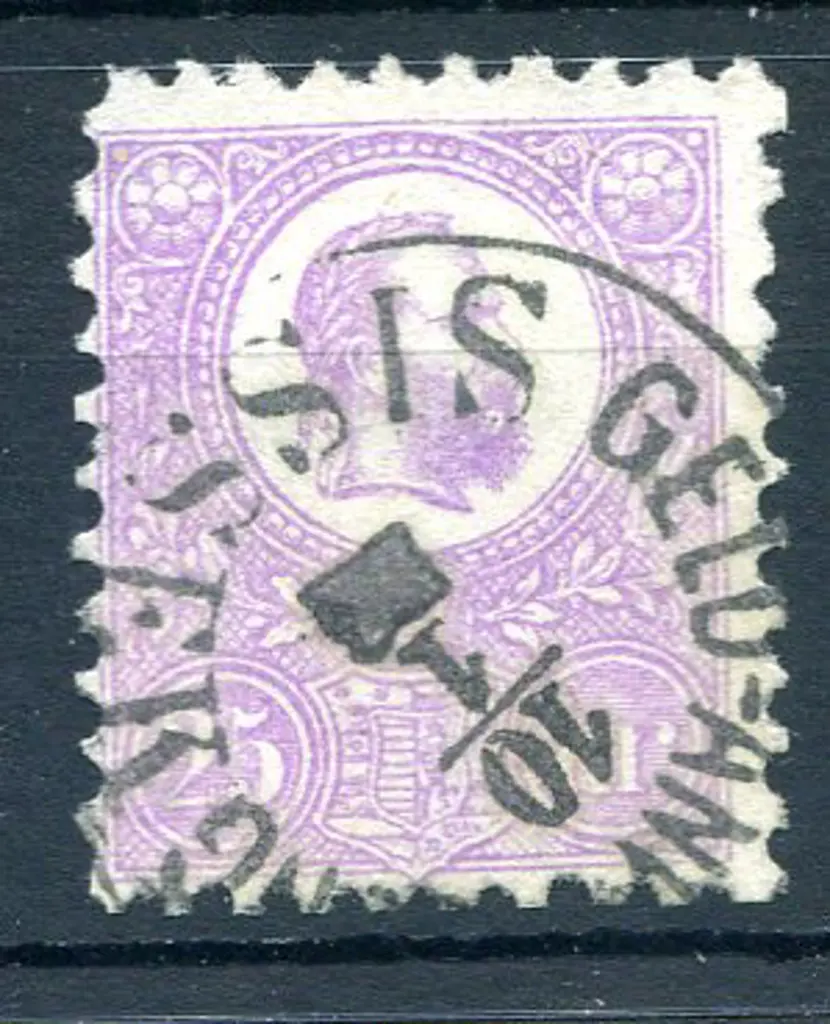 Hungary 1871 10k mauve. F/U centred low left with ... Image 1++