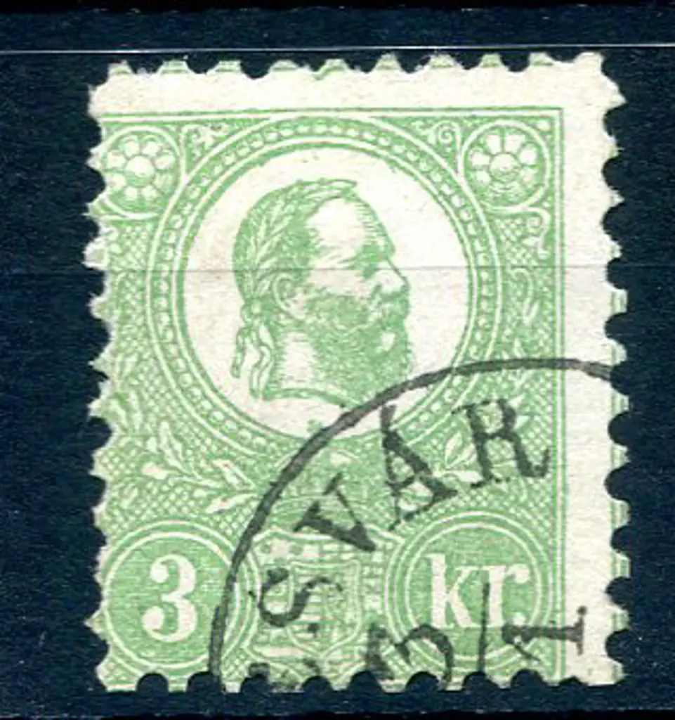 1871 3k yellow-green. F/U, centred low left. Crisp ... Image 1++