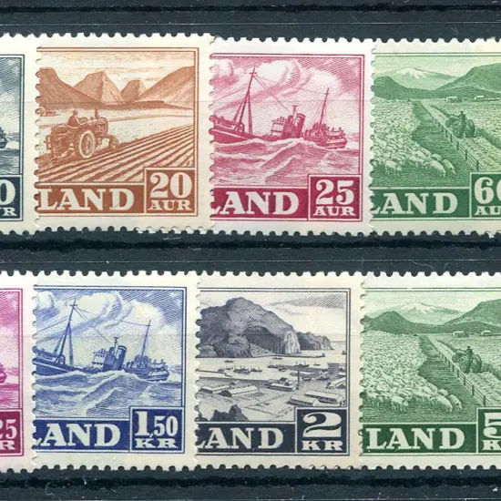 1950/54 Defins set of 13 to 25h. Fresh MLH. SG ...