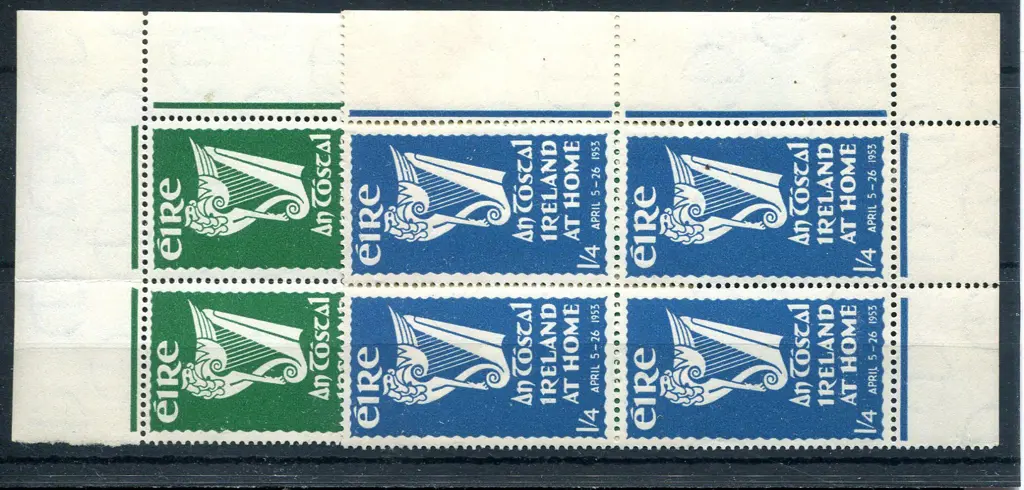 Ireland 1953 "An Tostal" Festival pair in MUH ... Image 1++