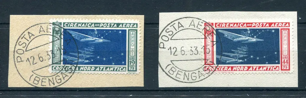 Italian Colonies - Cyrenaica 1933 Atlantic ... Image 1++
