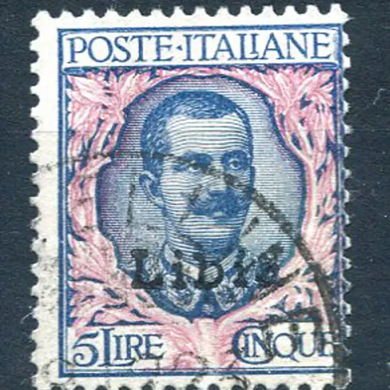Italian Colonies - Libya 1912/22 ovpt on Italy 5l ...
