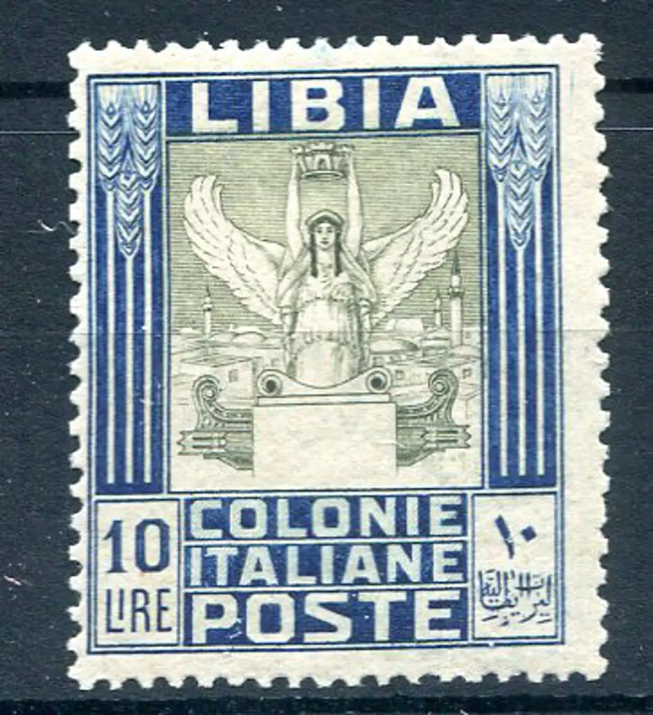1921 10l blue, perf. 14¼x13¼. Fine MUH, centred ... Image 1++