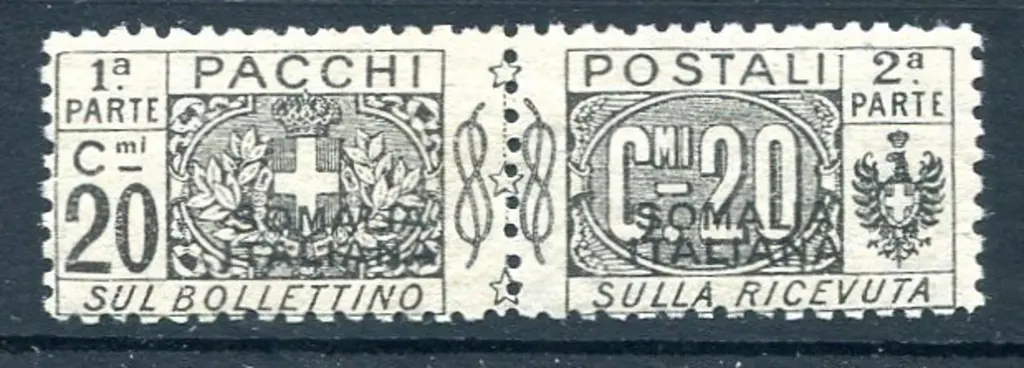 Italian Colonies - Somalia 1917/19 Parcel Post, ... Image 1++