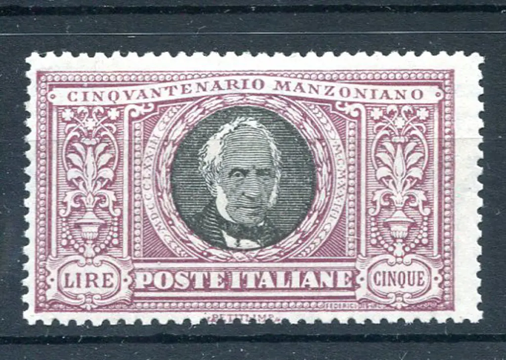 1923 5l Manzoni. Fresh MLH with bright colour. SG ... Image 1++