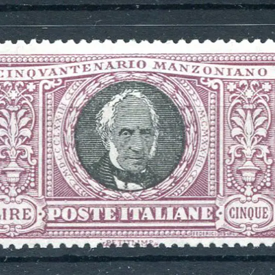 1923 5l Manzoni. Fresh MLH with bright colour. SG ...